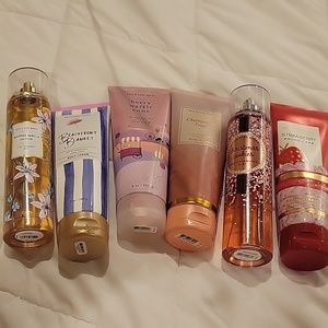 6 bath and body works products lightly used